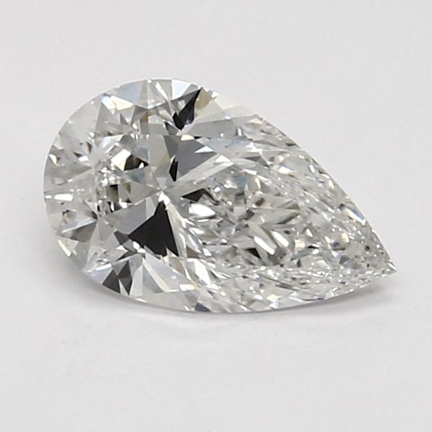 1.01 Carat Pear Lab Diamond with  Cut Diamond in 14KT  view 1

