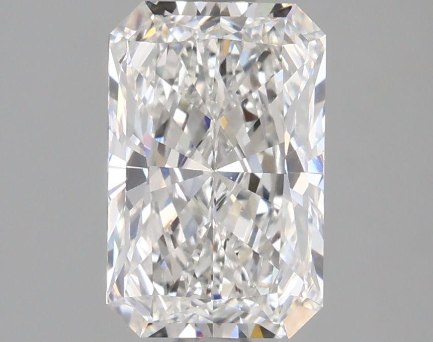 1.71 Carat Radiant Lab Diamond with  Cut Diamond in 14KT  view 1
