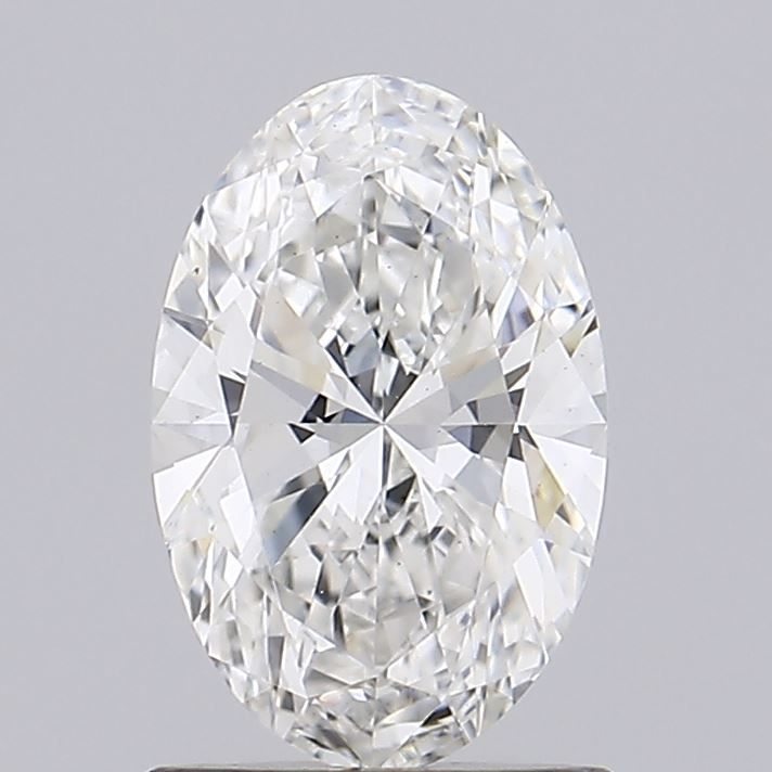 1.1 Carat Oval Lab Diamond with  Cut Diamond in 14KT  view 1

