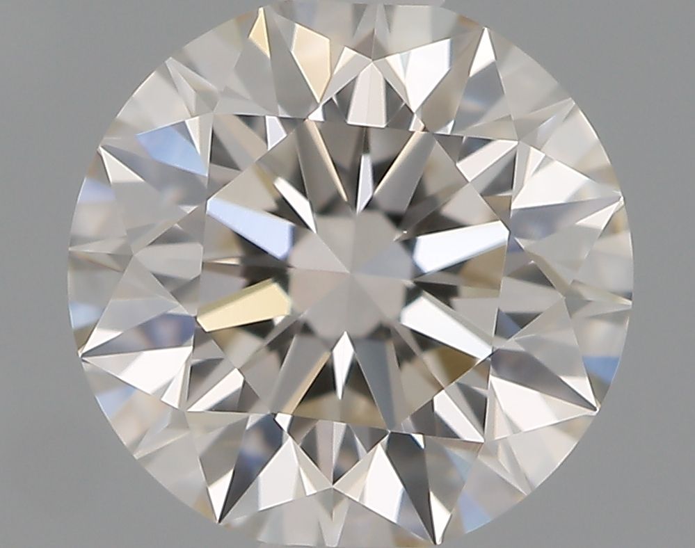 0.71 Carat Round Natural Diamond with  Cut Diamond in 14KT  view 1
