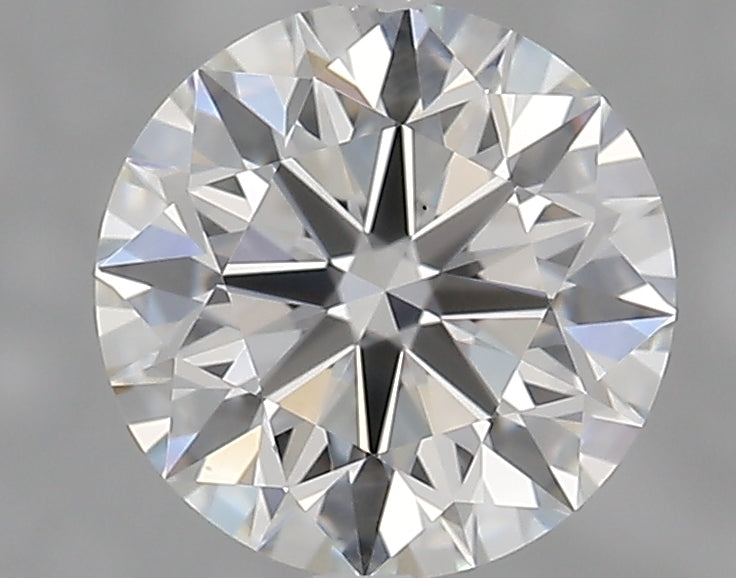 0.81 Carat Round Natural Diamond with  Cut Diamond in 14KT  view 1
