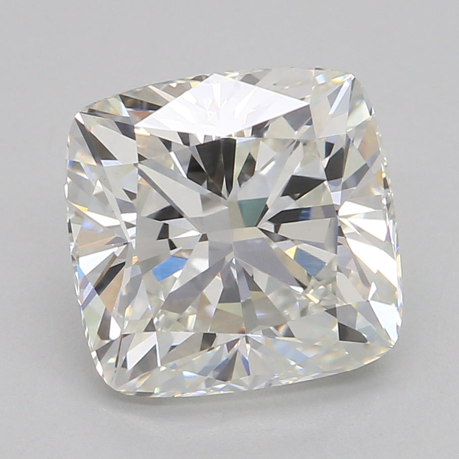 2.05 Carat Cushion Lab Diamond with  Cut Diamond in 14KT  view 1
