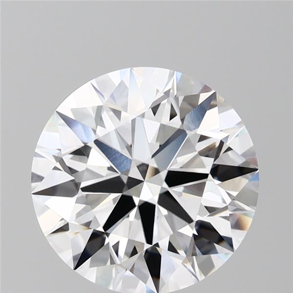 3.1 Carat Round Lab Diamond with  Cut Diamond in 14KT  view 1
