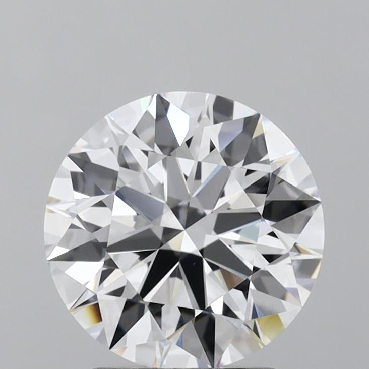2.37 Carat Round Lab Diamond with  Cut Diamond in 14KT  view 1

