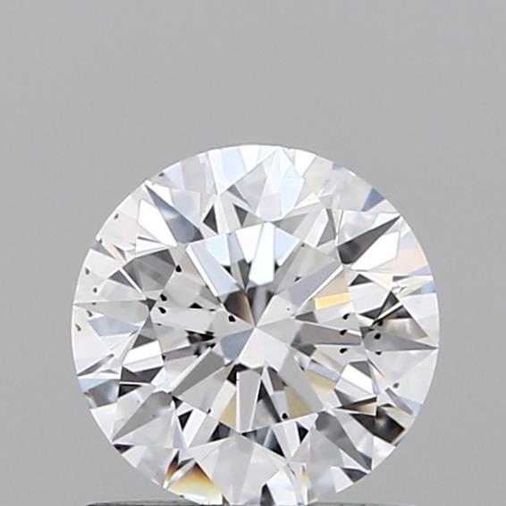 1.02 Carat Round Lab Diamond with  Cut Diamond in 14KT  view 1
