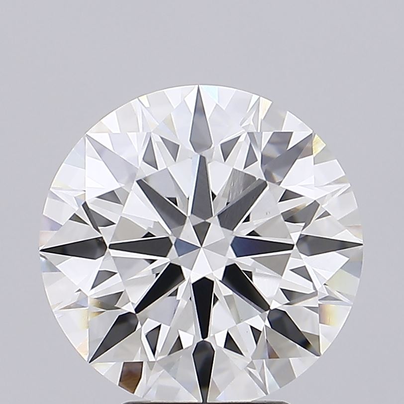 5.1 Carat Round Lab Diamond with  Cut Diamond in 14KT  view 1
