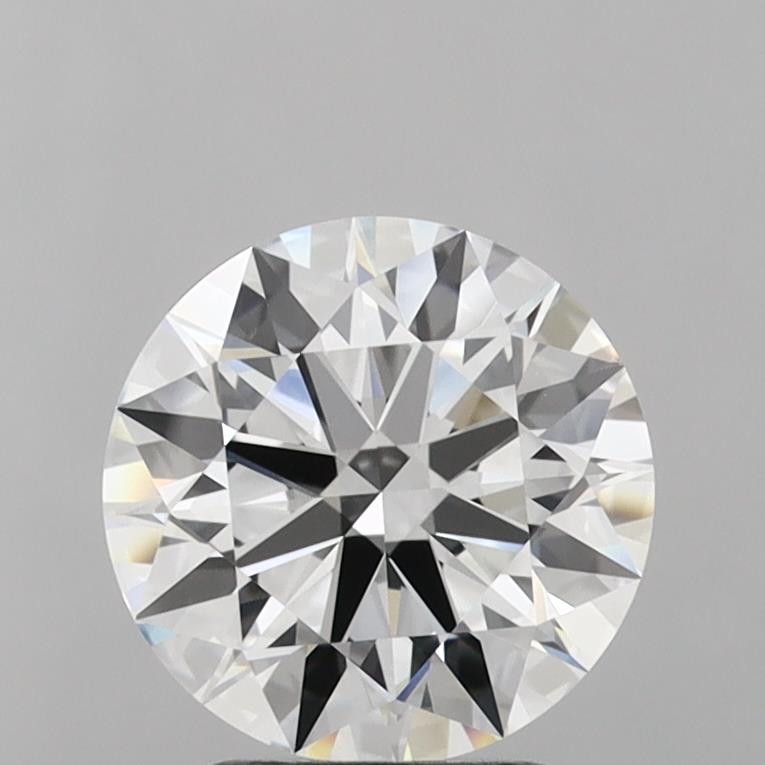 2.46 Carat Round Lab Diamond with  Cut Diamond in 14KT  view 1
