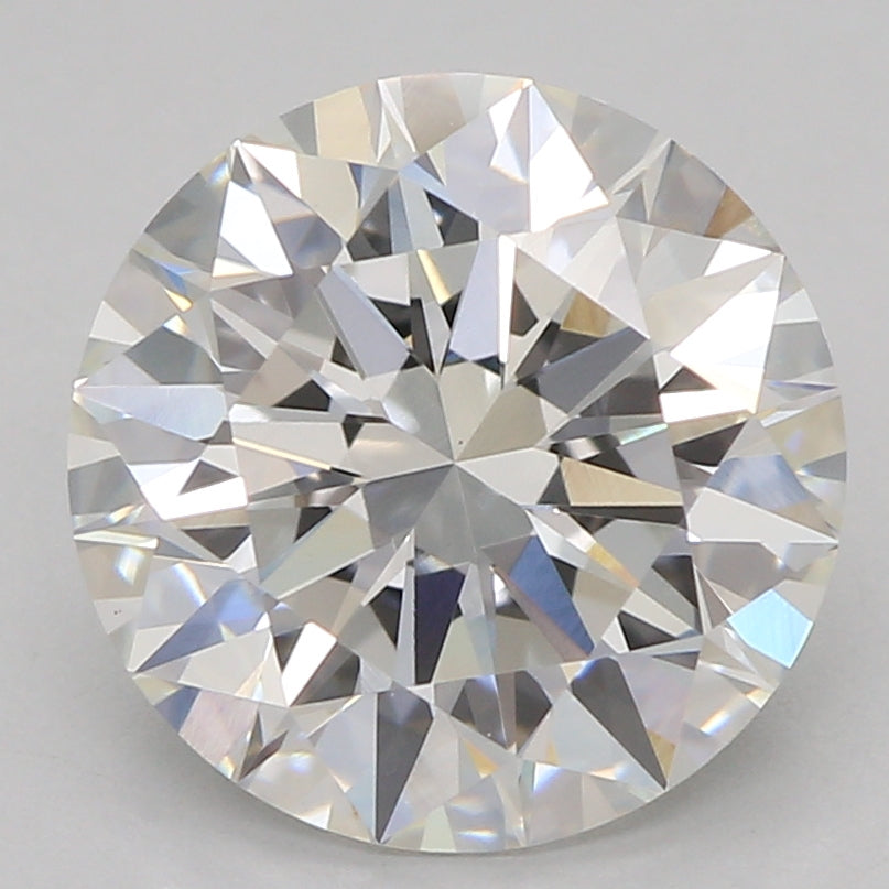 2.0 Carat Round Lab Diamond with  Cut Diamond in 14KT  view 1
