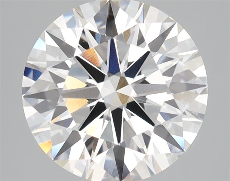 2.39 Carat Round Lab Diamond with  Cut Diamond in 14KT  view 1
