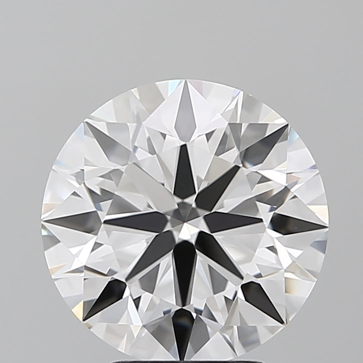 4.0 Carat Round Lab Diamond with  Cut Diamond in 14KT  view 1
