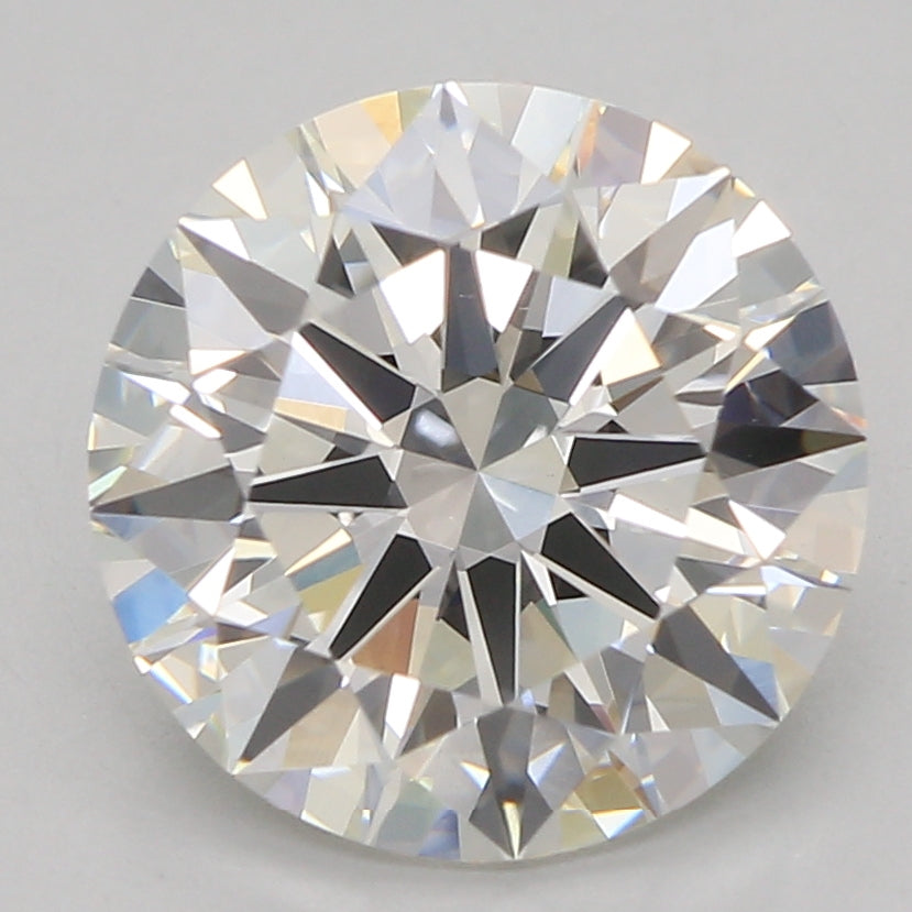 2.02 Carat Round Lab Diamond with  Cut Diamond in 14KT  view 1
