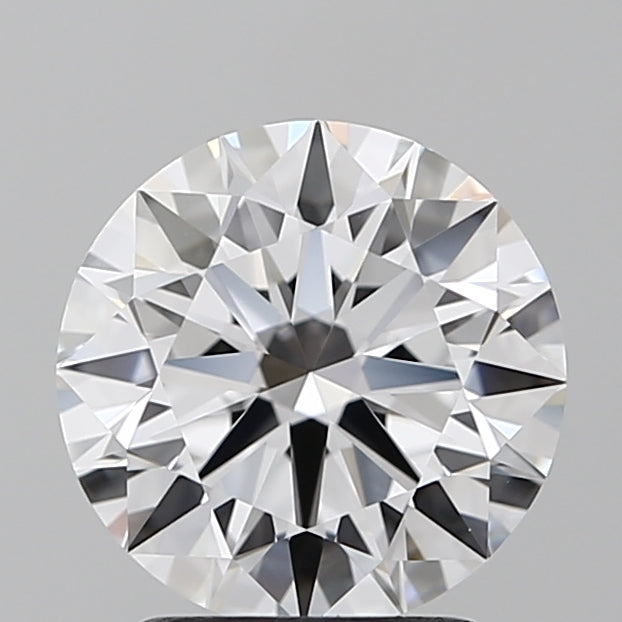 2.18 Carat Round Lab Diamond with  Cut Diamond in 14KT  view 1
