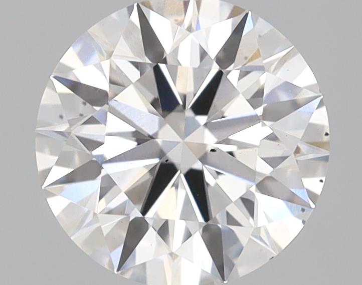 1.08 Carat Round Lab Diamond with  Cut Diamond in 14KT  view 1
