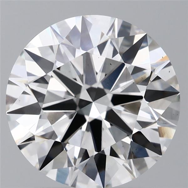 1.97 Carat Round Lab Diamond with  Cut Diamond in 14KT  view 1
