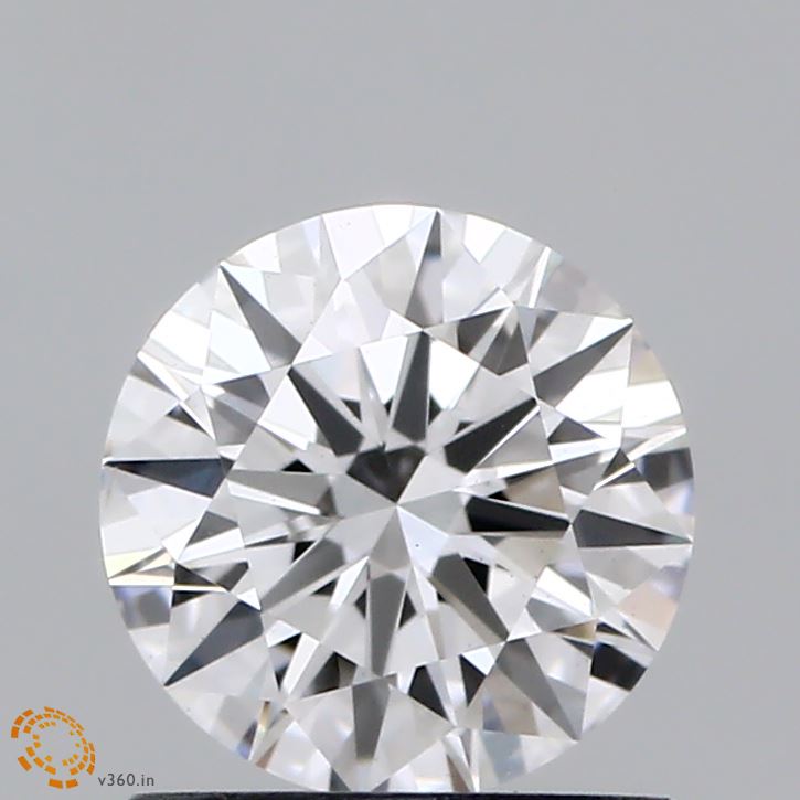 3.04 Carat Round Lab Diamond with  Cut Diamond in 14KT  view 1

