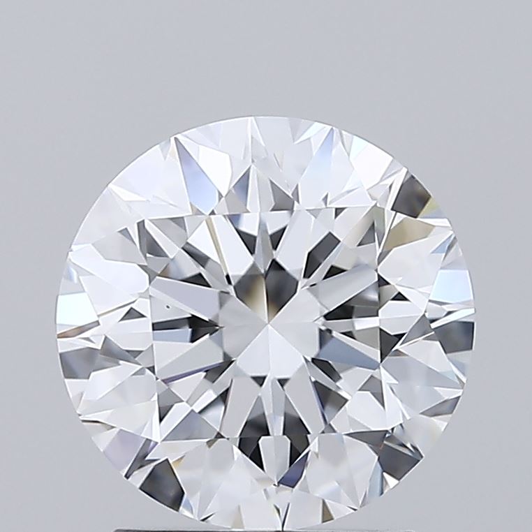 2.0 Carat Round Lab Diamond with  Cut Diamond in 14KT  view 1
