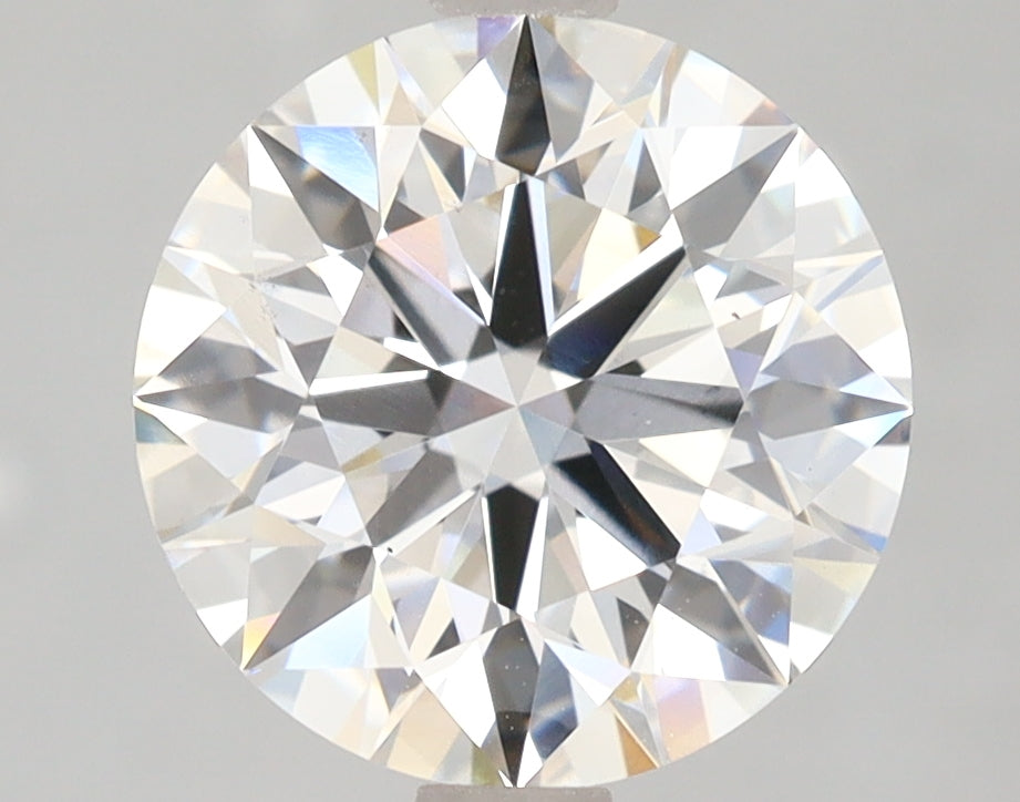 3.0 Carat Round Lab Diamond with  Cut Diamond in 14KT  view 1
