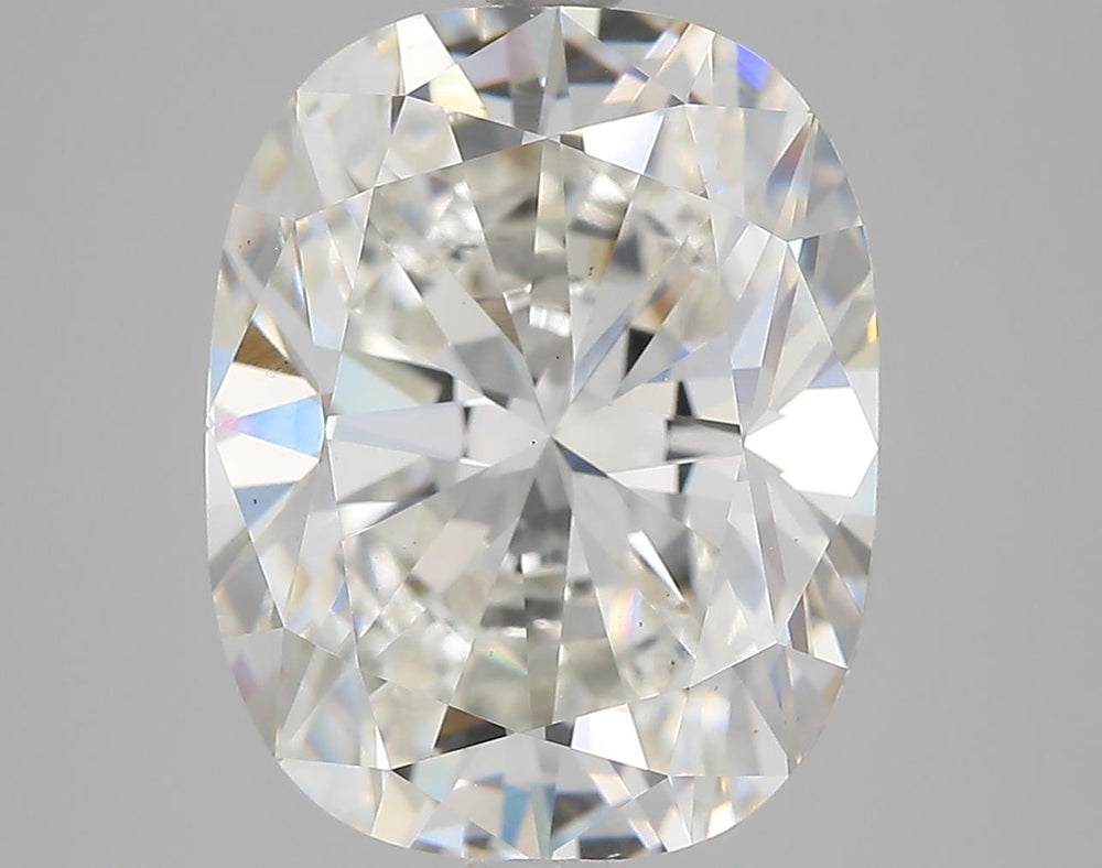 5.17 Carat Cushion Lab Diamond with  Cut Diamond in 14KT  view 1
