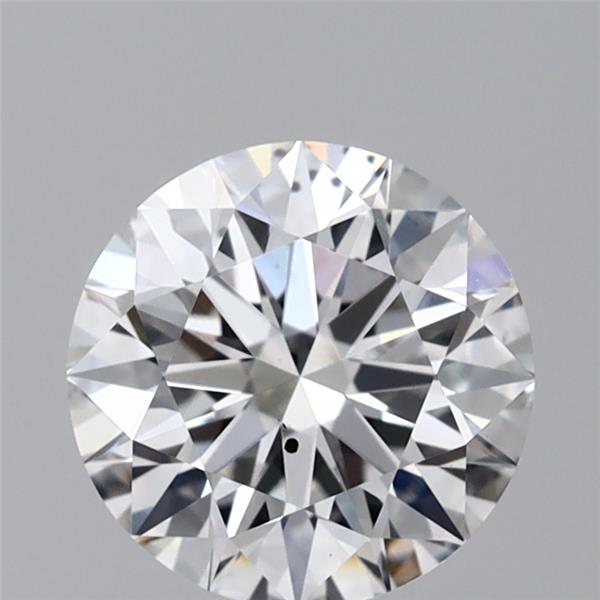 1.02 Carat Round Lab Diamond with  Cut Diamond in 14KT  view 1
