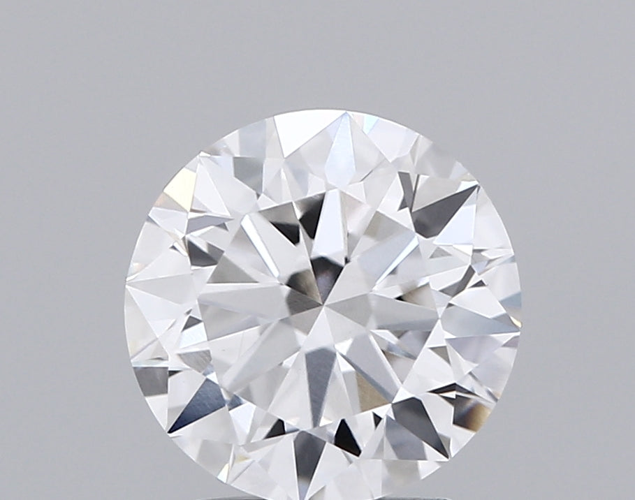 2.0 Carat Round Lab Diamond with  Cut Diamond in 14KT  view 1
