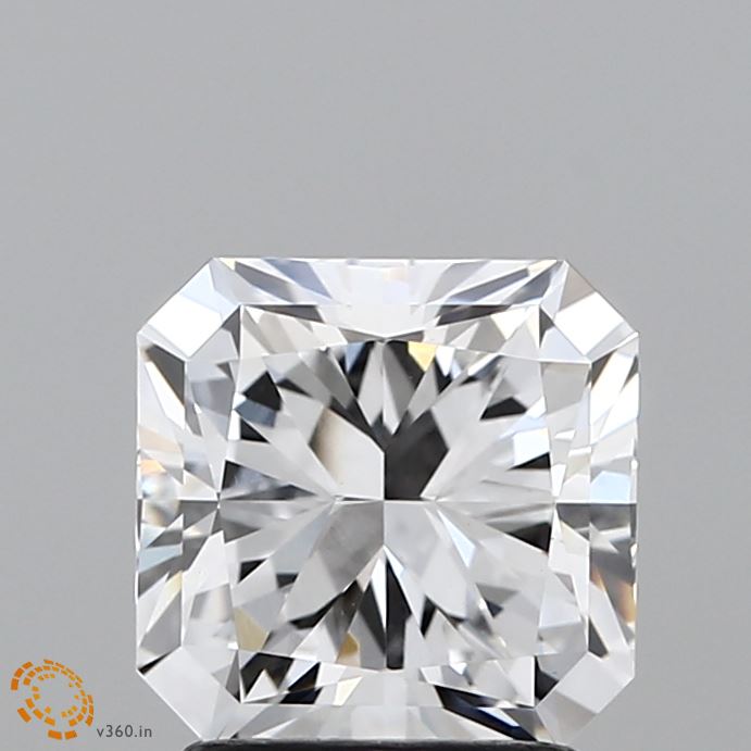 2.03 Carat Radiant Lab Diamond with  Cut Diamond in 14KT  view 1
