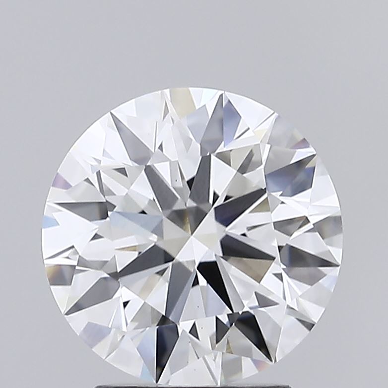 2.63 Carat Round Lab Diamond with  Cut Diamond in 14KT  view 1
