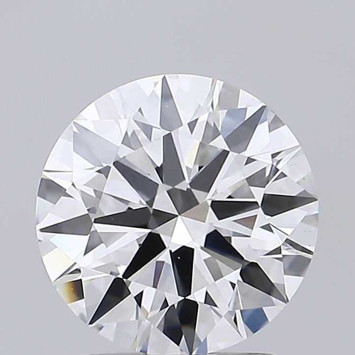2.0 Carat Round Lab Diamond with  Cut Diamond in 14KT  view 1
