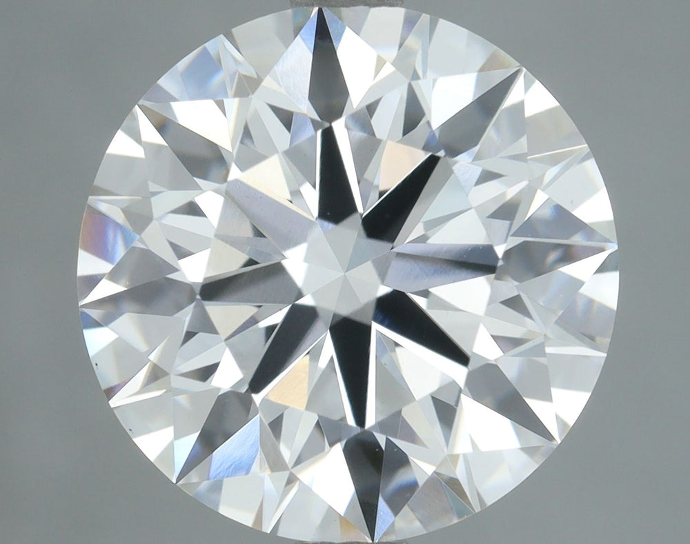 3.61 Carat Round Lab Diamond with  Cut Diamond in 14KT  view 1
