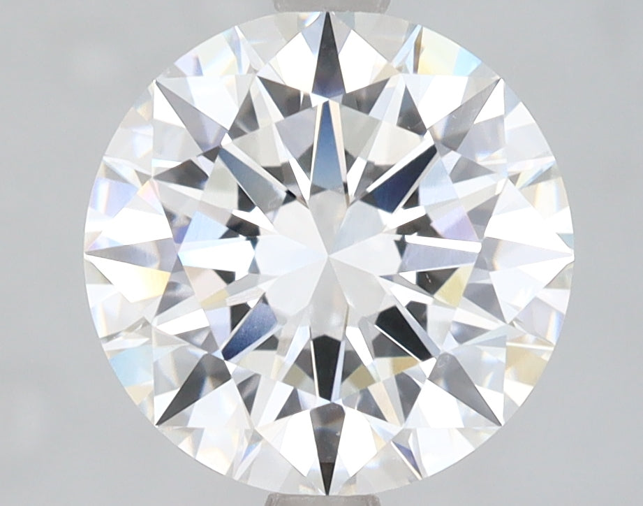3.0 Carat Round Lab Diamond with  Cut Diamond in 14KT  view 1
