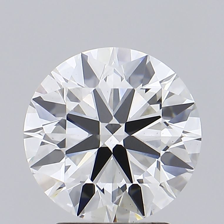 2.52 Carat Round Lab Diamond with  Cut Diamond in 14KT  view 1
