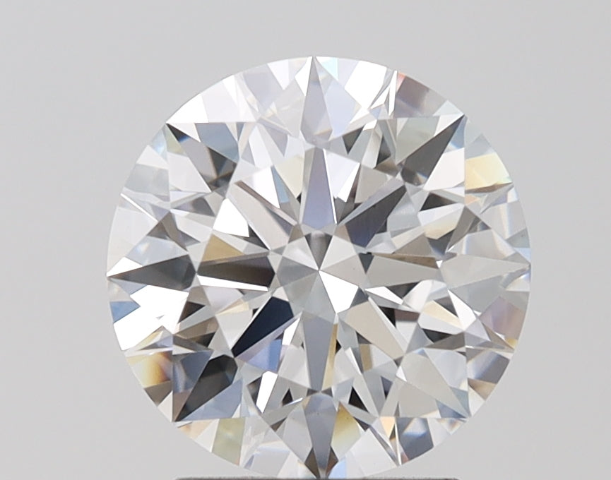 2.56 Carat Round Lab Diamond with  Cut Diamond in 14KT  view 1
