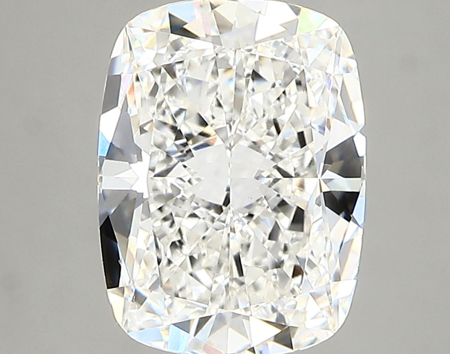 3.0 Carat Cushion Lab Diamond with  Cut Diamond in 14KT  view 1
