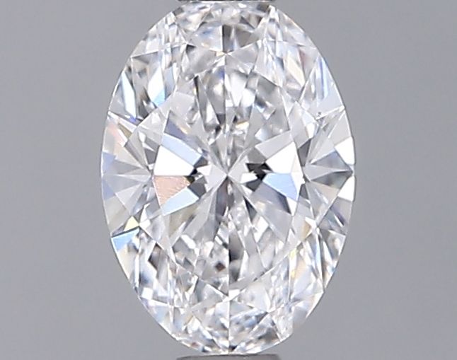 0.76 Carat Oval Lab Diamond with  Cut Diamond in 14KT  view 1
