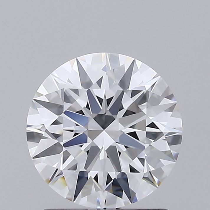 1.2 Carat Round Lab Diamond with  Cut Diamond in 14KT  view 1

