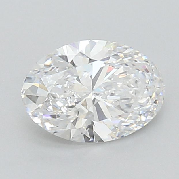 1.71 Carat Oval Lab Diamond with  Cut Diamond in 14KT  view 1
