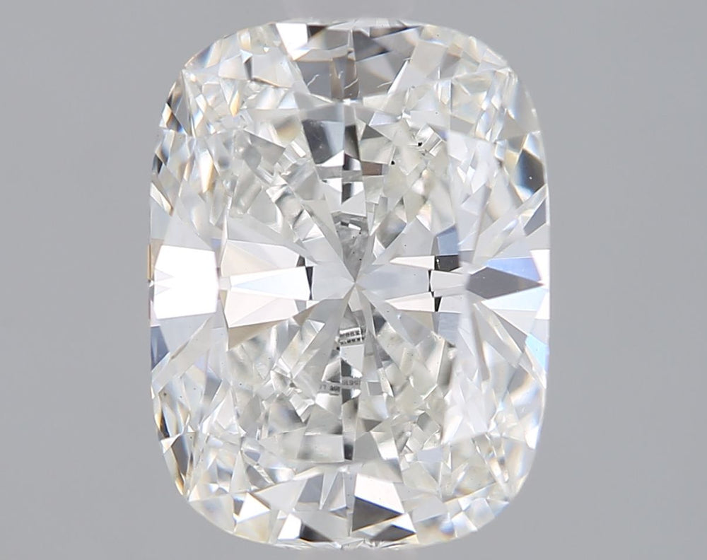 2.03 Carat Cushion Lab Diamond with  Cut Diamond in 14KT  view 1
