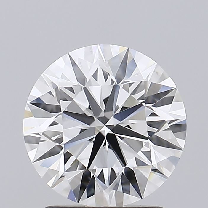 1.84 Carat Round Lab Diamond with  Cut Diamond in 14KT  view 1
