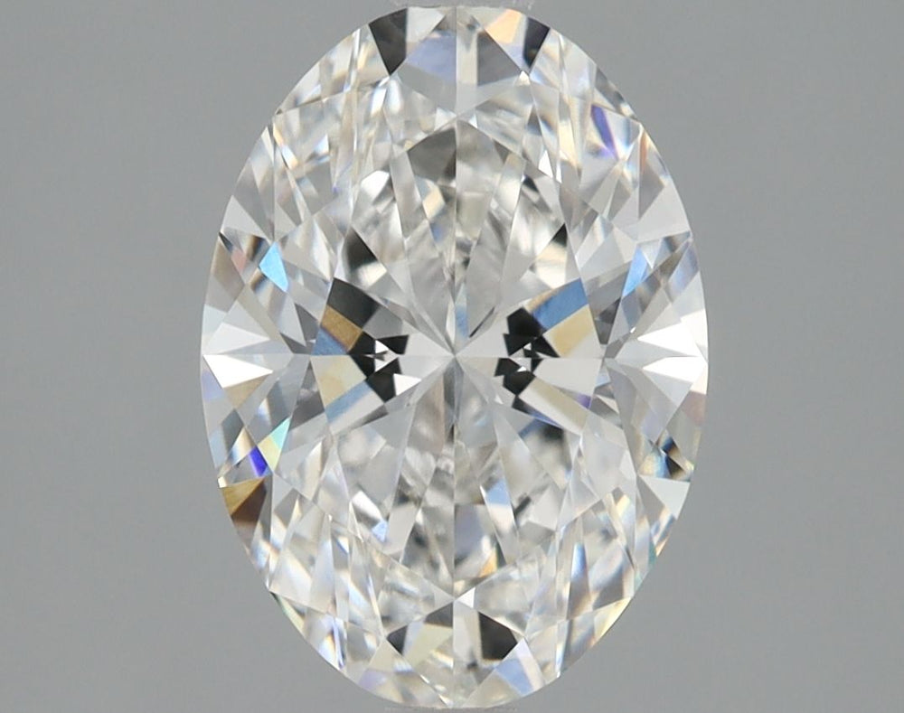 1.69 Carat Oval Lab Diamond with  Cut Diamond in 14KT  view 1

