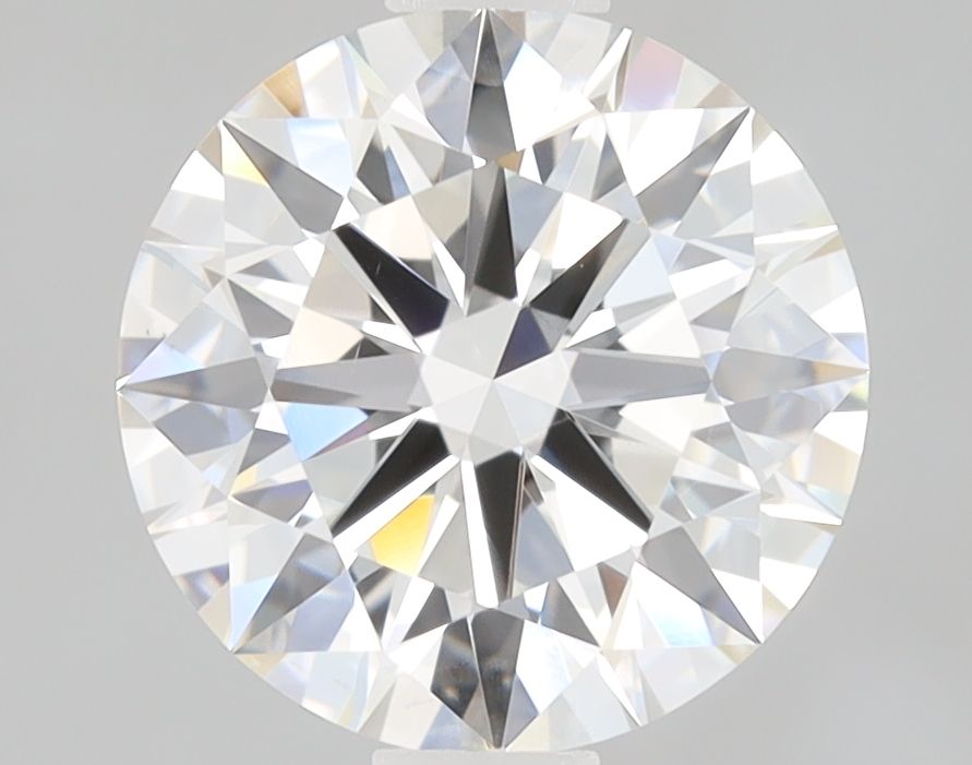 1.43 Carat Round Lab Diamond with  Cut Diamond in 14KT  view 1
