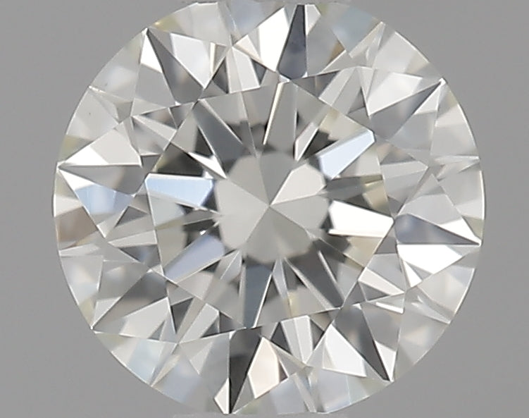 0.34 Carat Round Natural Diamond with  Cut Diamond in 14KT  view 1
