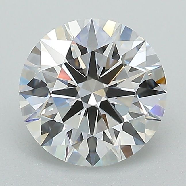 1.46 Carat Round Lab Diamond with  Cut Diamond in 14KT  view 1
