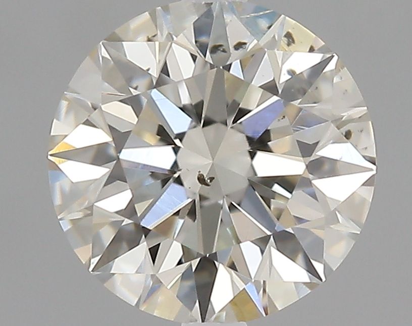 0.64 Carat Round Natural Diamond with  Cut Diamond in 14KT  view 1
