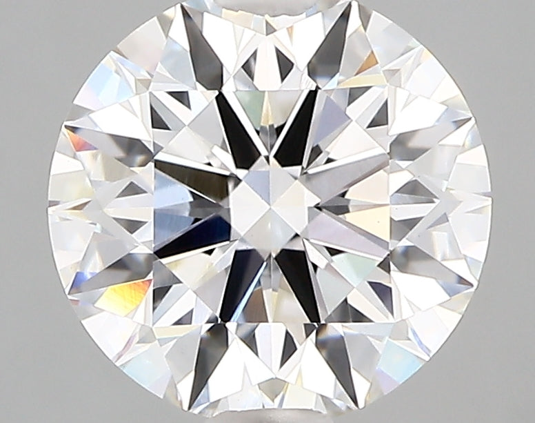 2.65 Carat Round Lab Diamond with  Cut Diamond in 14KT  view 1

