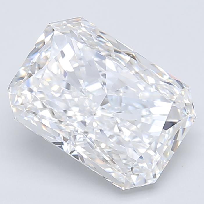 2.12 Carat Radiant Lab Diamond with  Cut Diamond in 14KT  view 1
