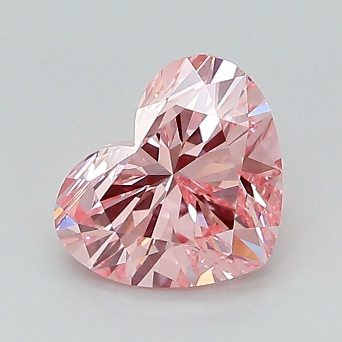 1.09 Carat Heart Lab Diamond with  Cut Diamond in 14KT  view 1
