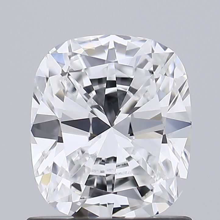 0.92 Carat Cushion Lab Diamond with  Cut Diamond in 14KT  view 1
