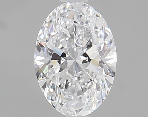 1.0 Carat Oval Lab Diamond with  Cut Diamond in 14KT  view 1
