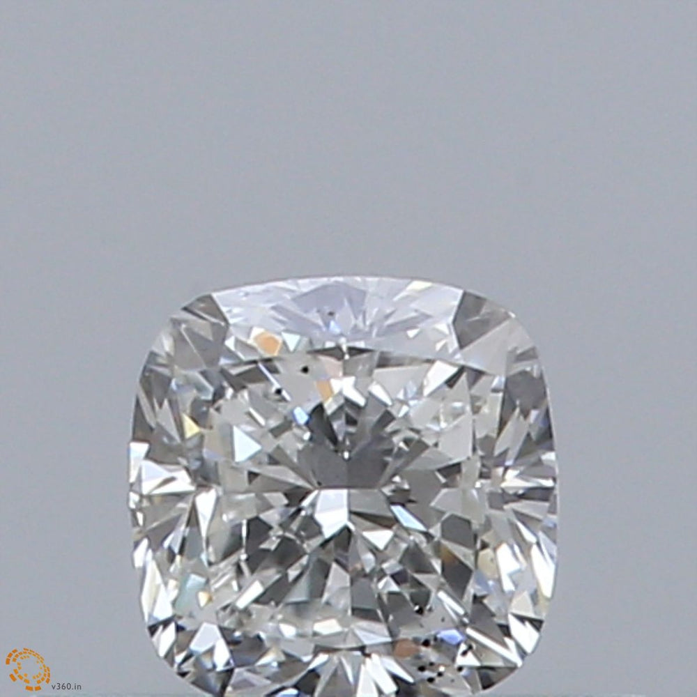 0.41 Carat Cushion Natural Diamond with  Cut Diamond in 14KT  view 1
