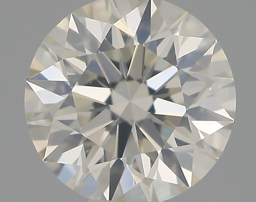 0.47 Carat Round Natural Diamond with  Cut Diamond in 14KT  view 1
