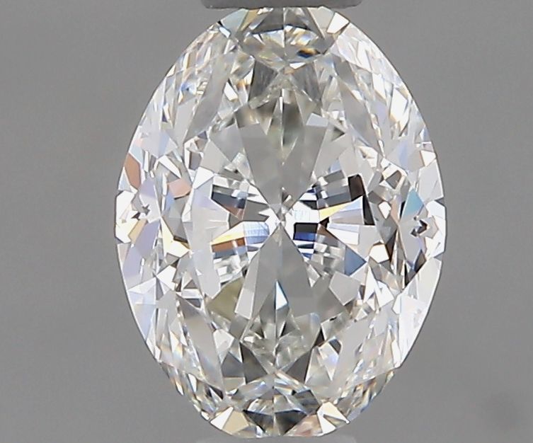 1.01 Carat Oval Natural Diamond with  Cut Diamond in 14KT  view 1
